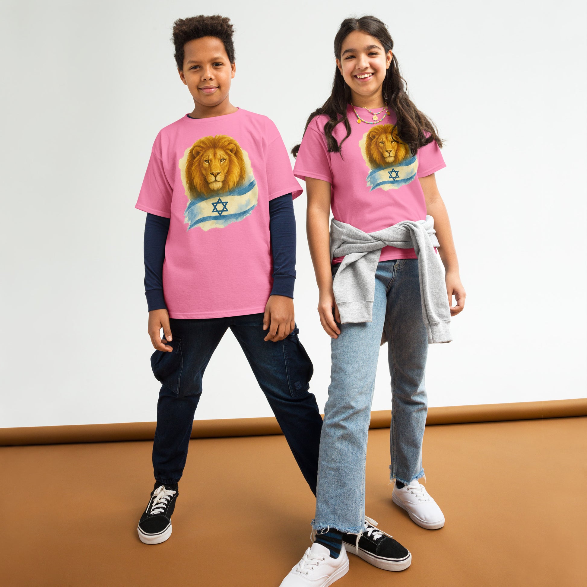 Lion Of Israel Youth Classic Tee - American Zionist