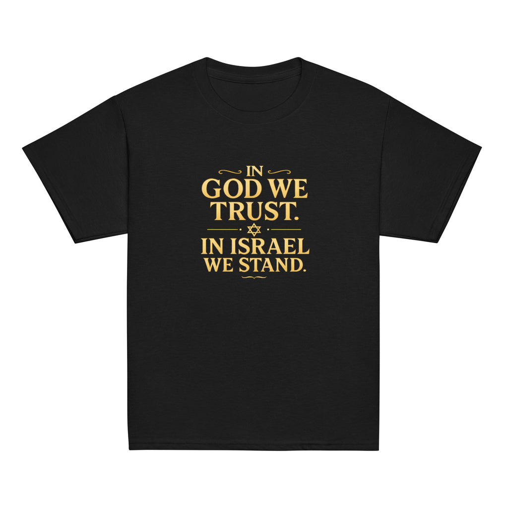 In God With Israel Youth Classic Tee - American Zionist