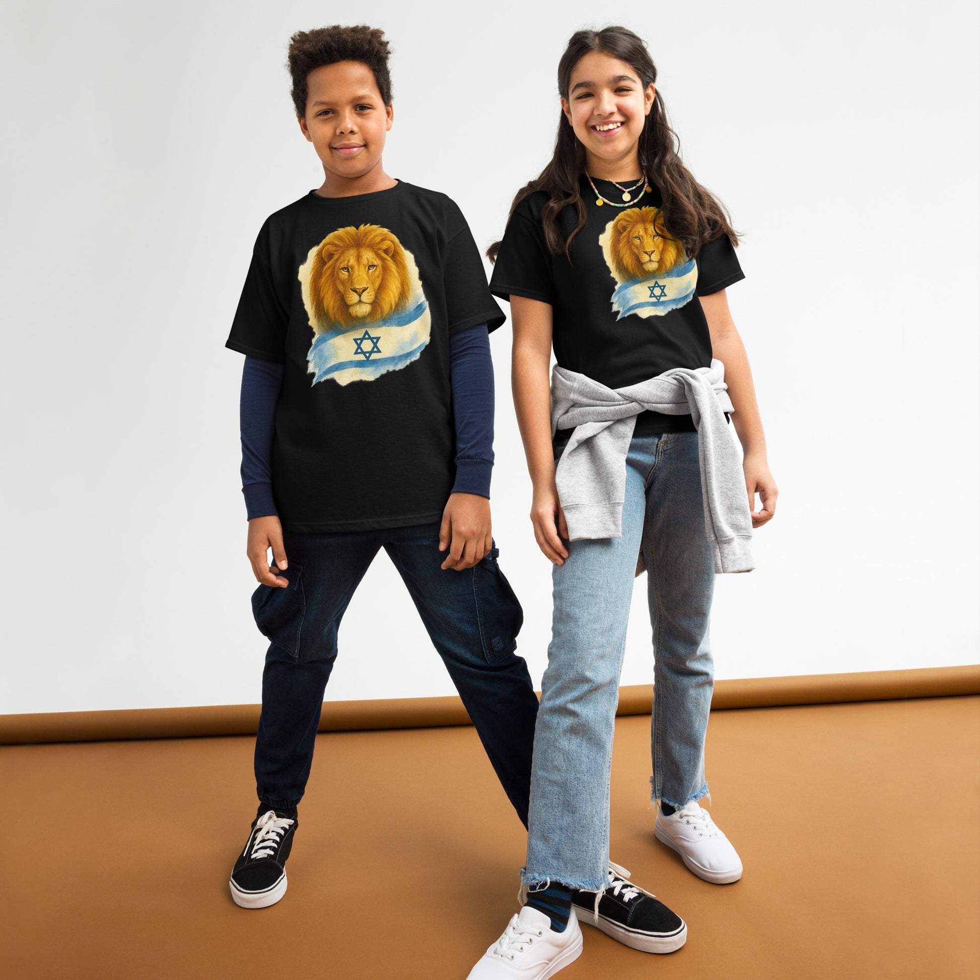 Lion Of Israel Youth Classic Tee - American Zionist