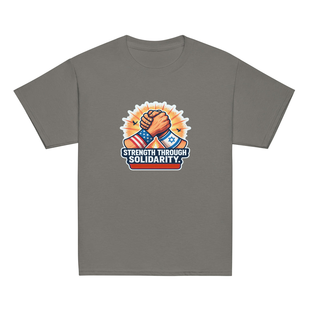 Strength Through Solidarity Youth Classic Tee - American Zionist