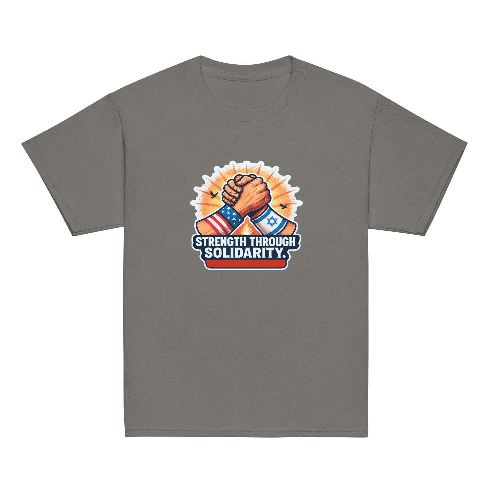 Strength Through Solidarity Youth Classic Tee - American Zionist