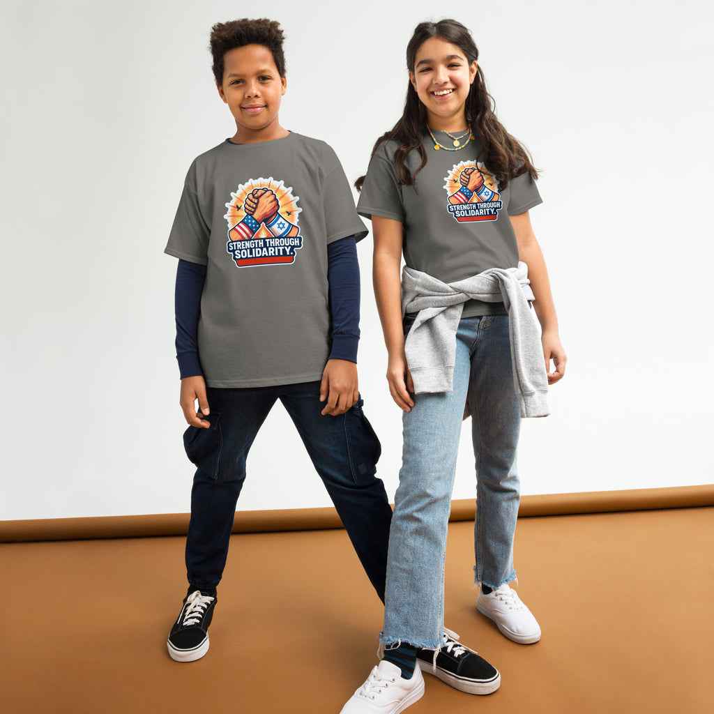 Strength Through Solidarity Youth Classic Tee - American Zionist
