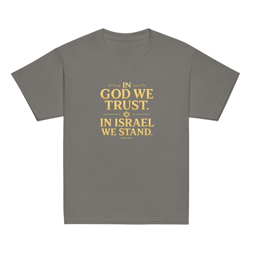 In God With Israel Youth Classic Tee - American Zionist