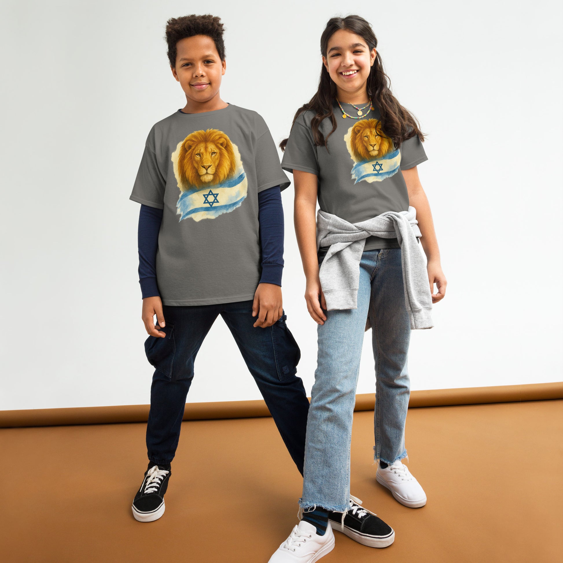 Lion Of Israel Youth Classic Tee - American Zionist