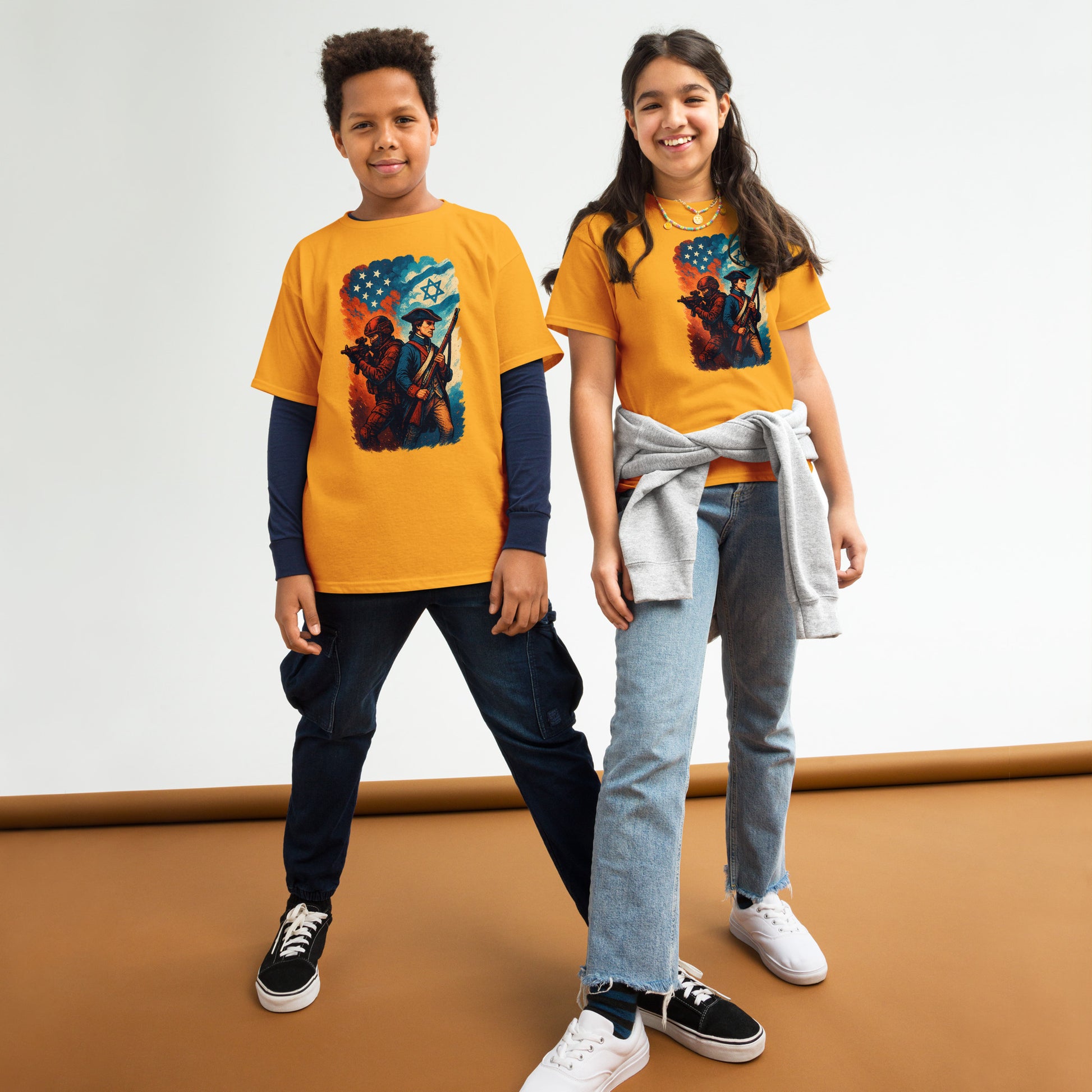 Defenders Across Generations Youth Classic Tee - American Zionist