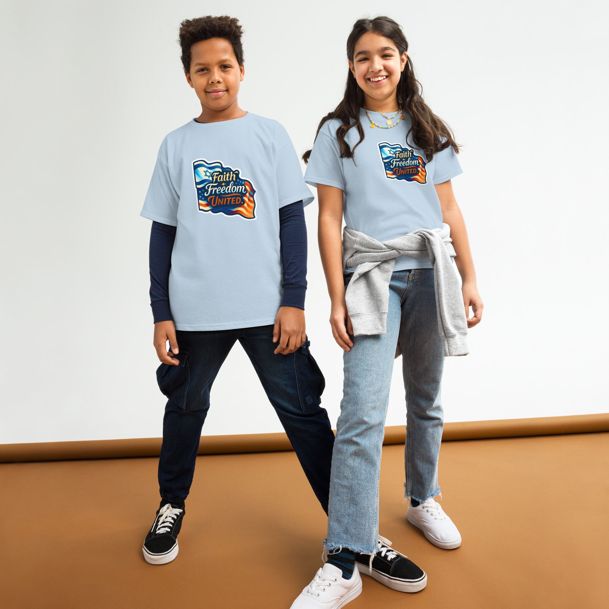Faith Freedom United Youth Classic Tee - American Zionist