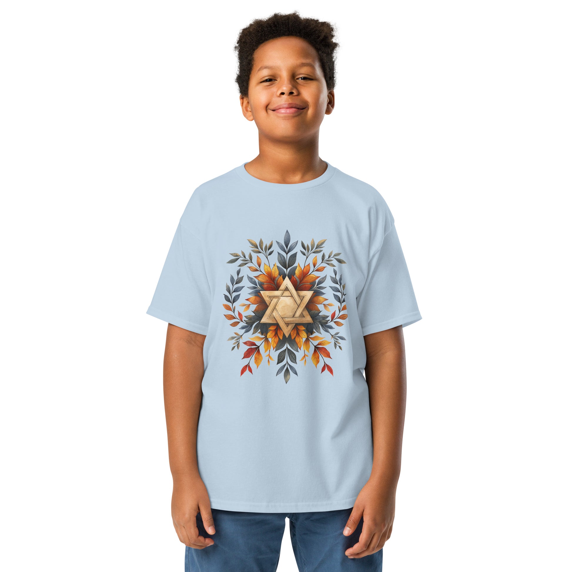 Star of David Wreath Youth Classic Tee - American Zionist