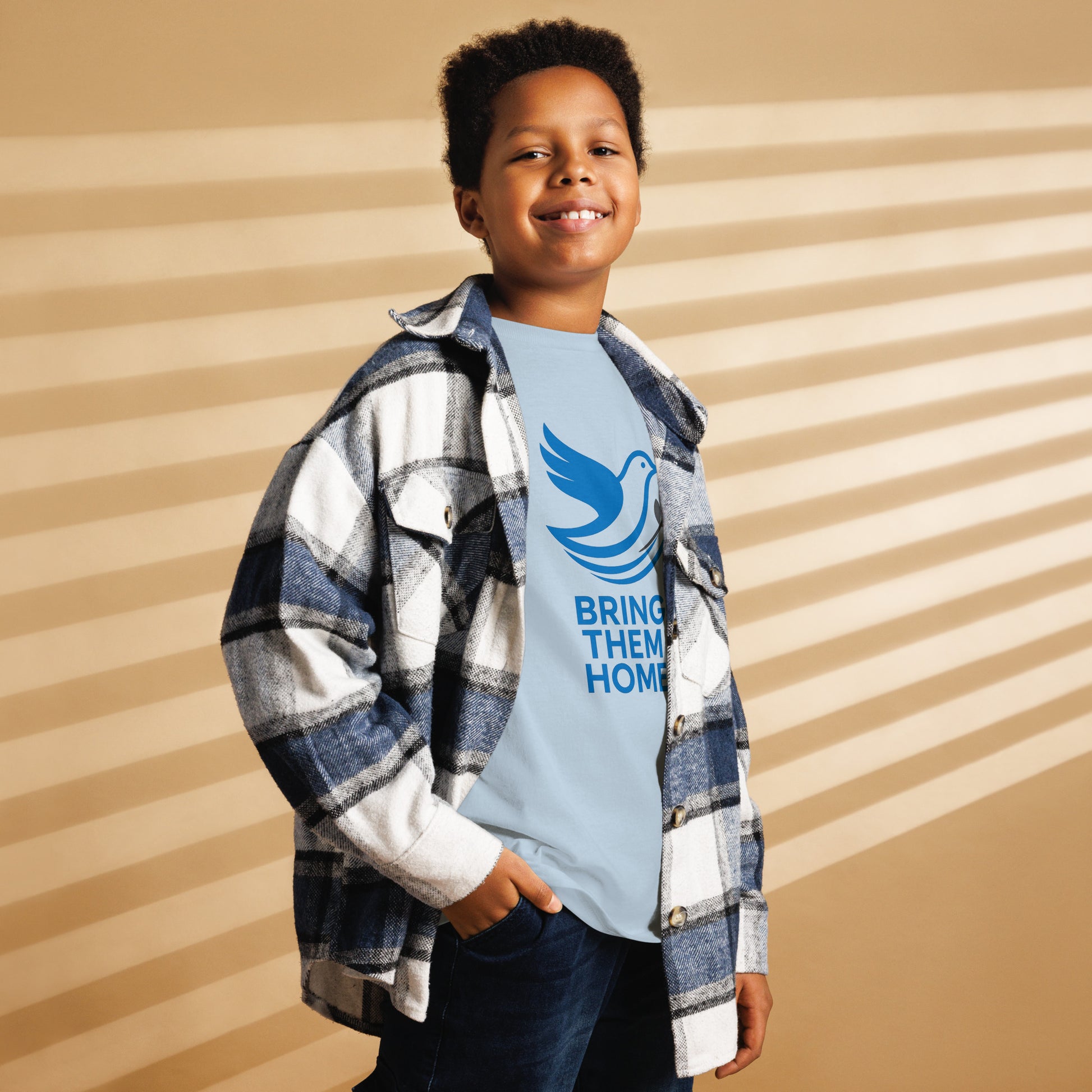Dove Bring Them Home Youth Classic Tee - American Zionist