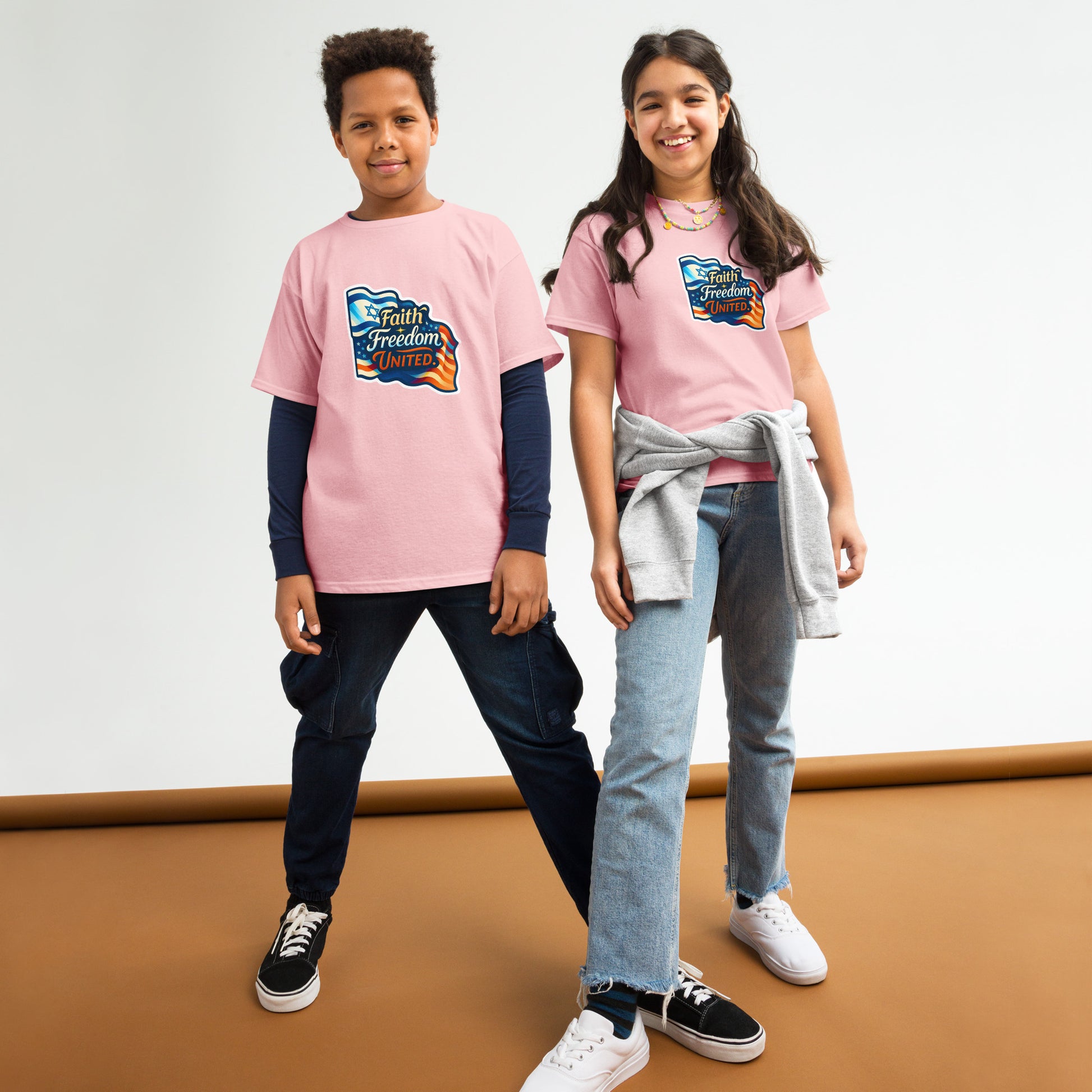 Faith Freedom United Youth Classic Tee - American Zionist