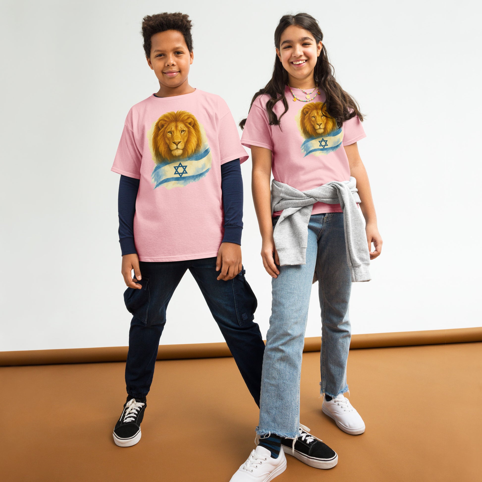 Lion Of Israel Youth Classic Tee - American Zionist
