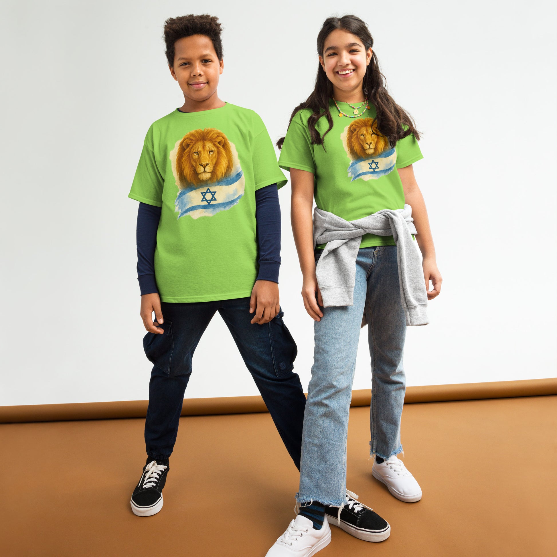 Lion Of Israel Youth Classic Tee - American Zionist