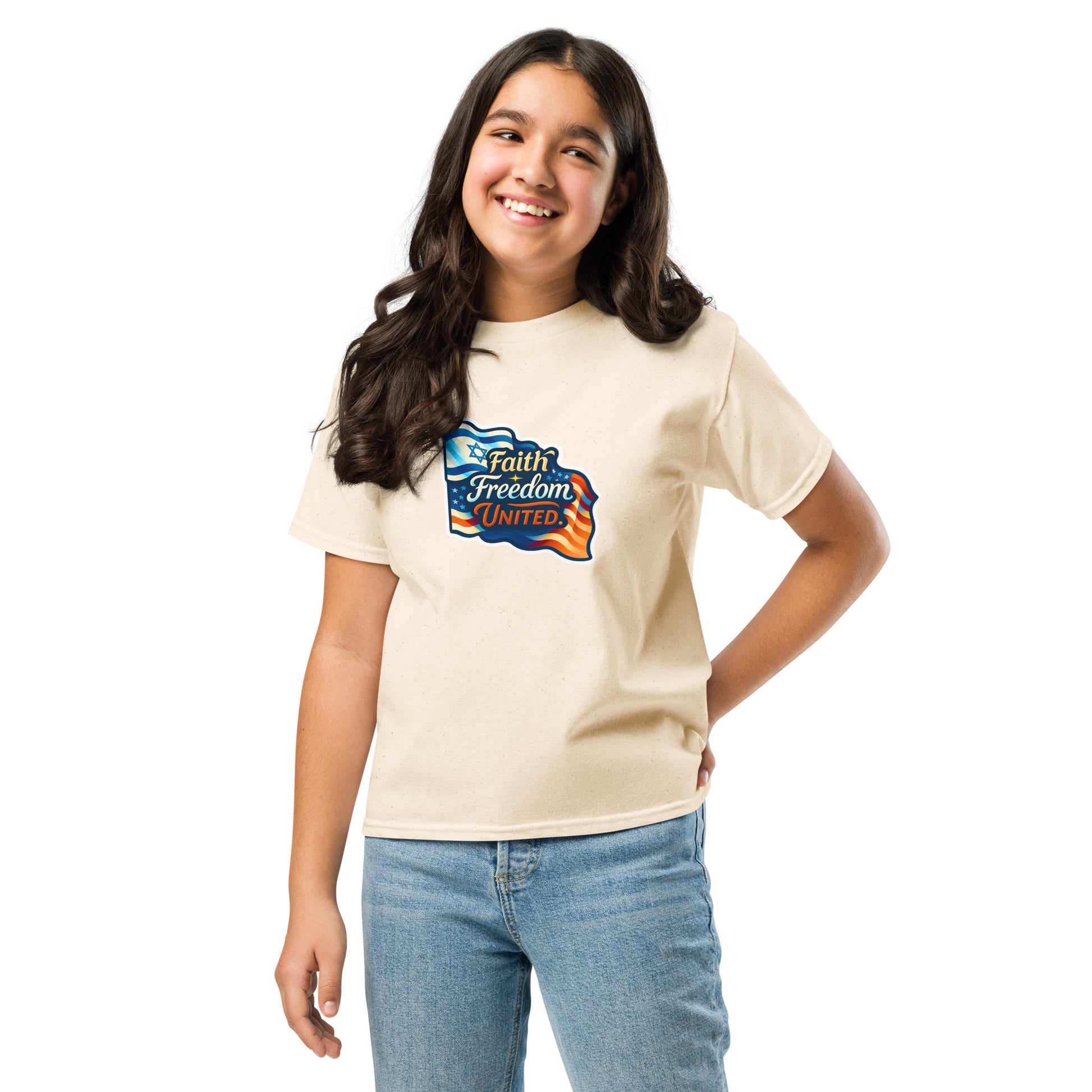 Faith Freedom United Youth Classic Tee - American Zionist