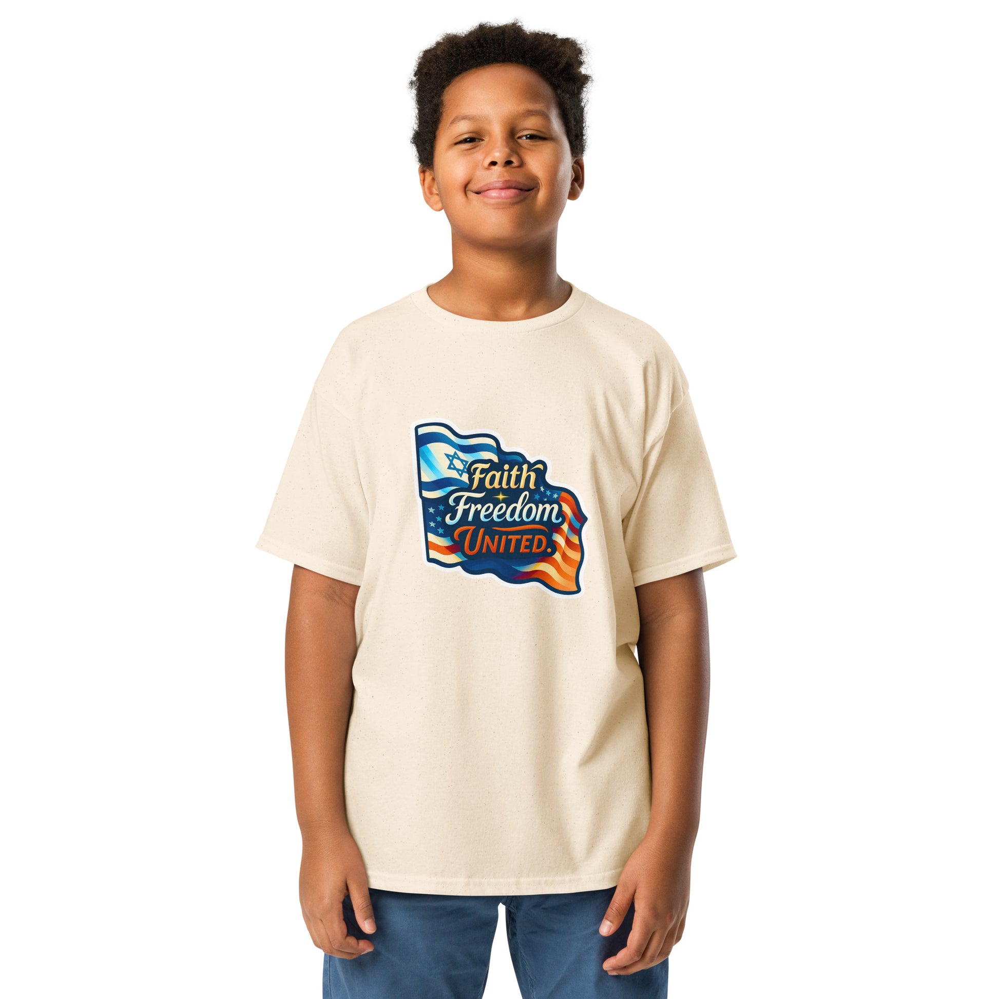Faith Freedom United Youth Classic Tee - American Zionist