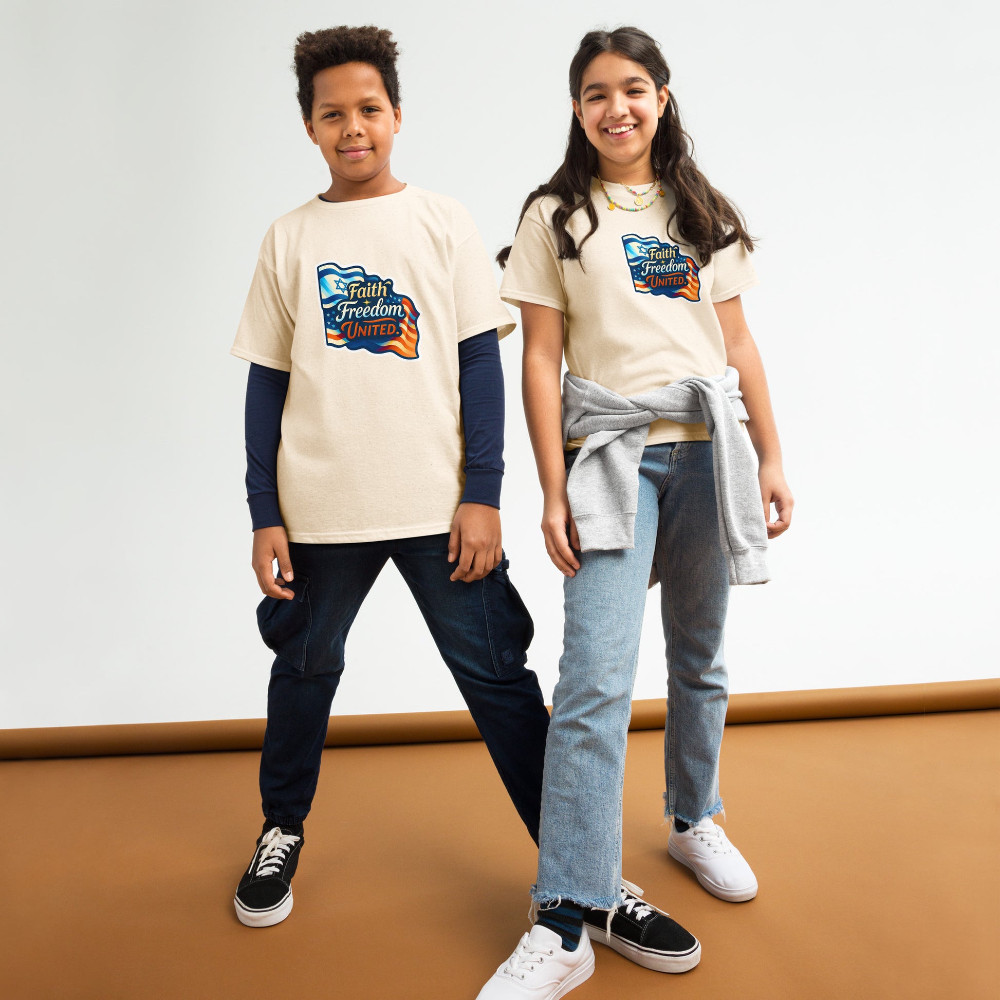 Faith Freedom United Youth Classic Tee - American Zionist