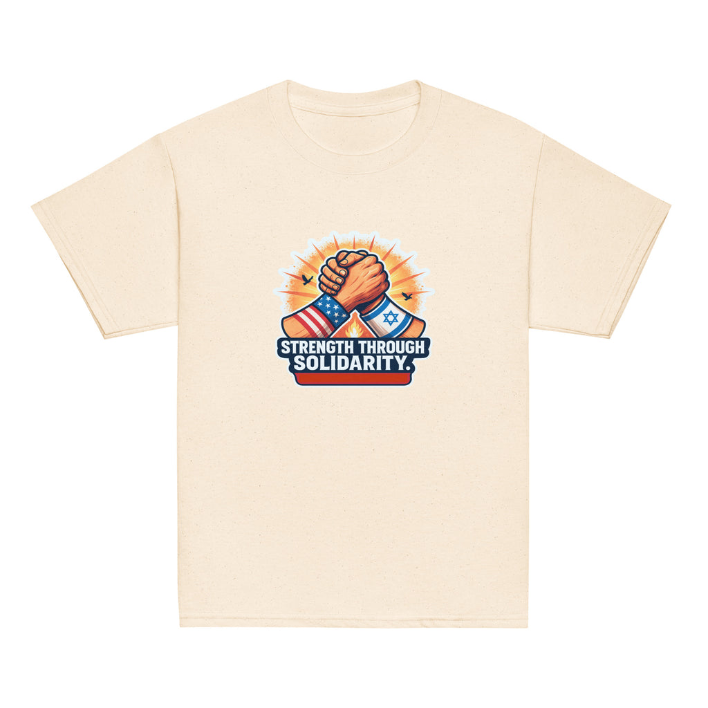 Strength Through Solidarity Youth Classic Tee - American Zionist