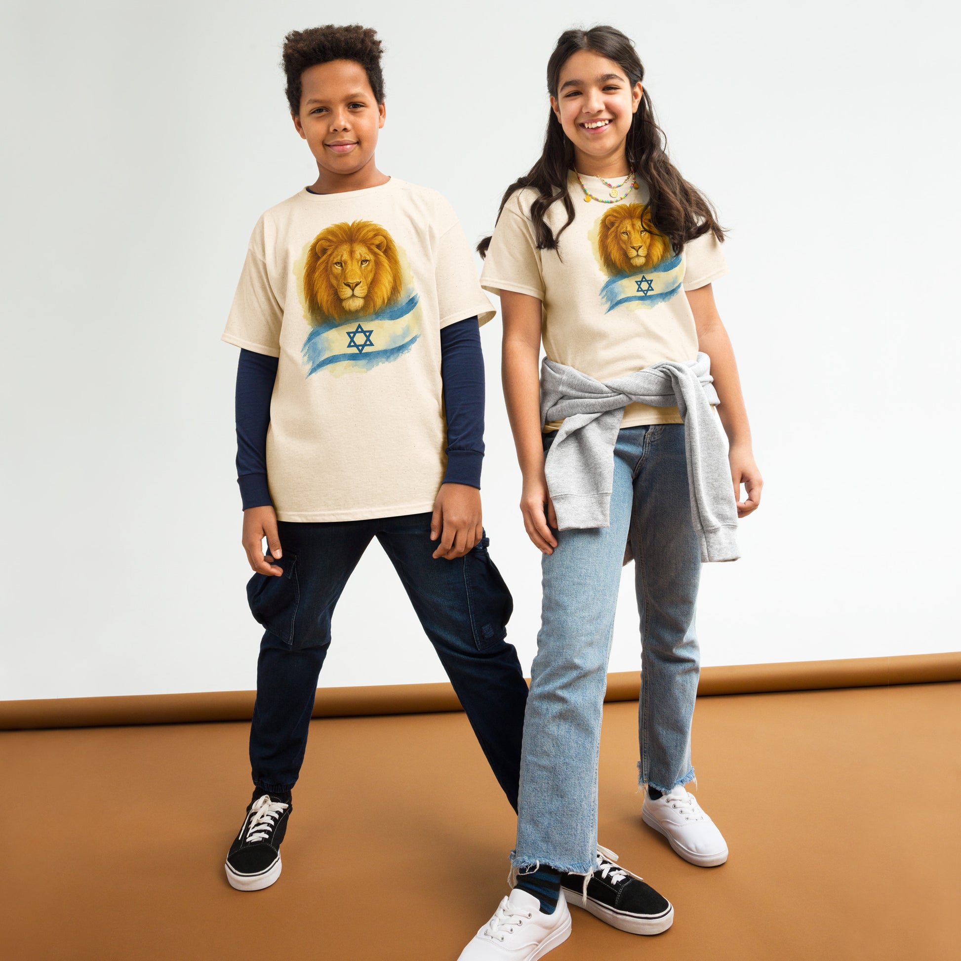 Lion Of Israel Youth Classic Tee - American Zionist