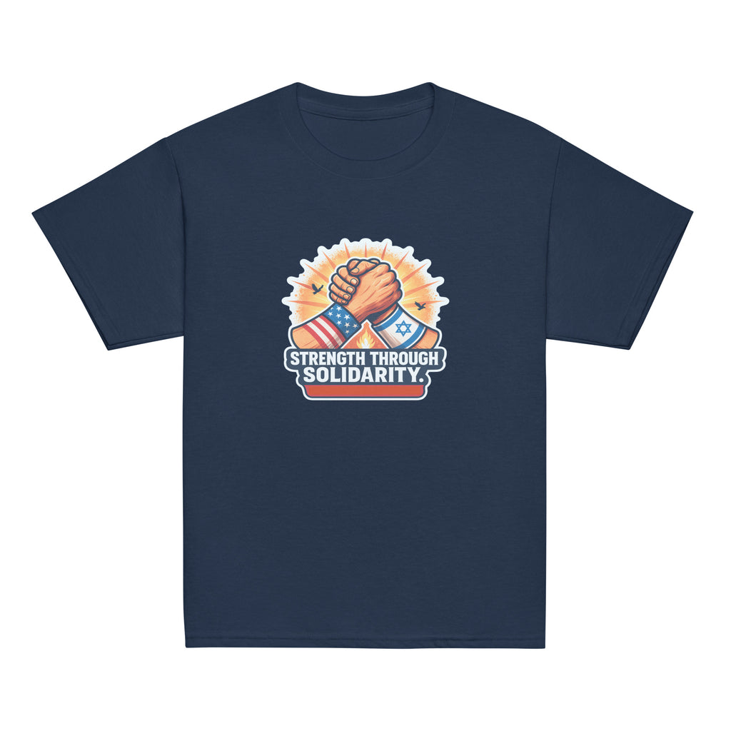 Strength Through Solidarity Youth Classic Tee - American Zionist