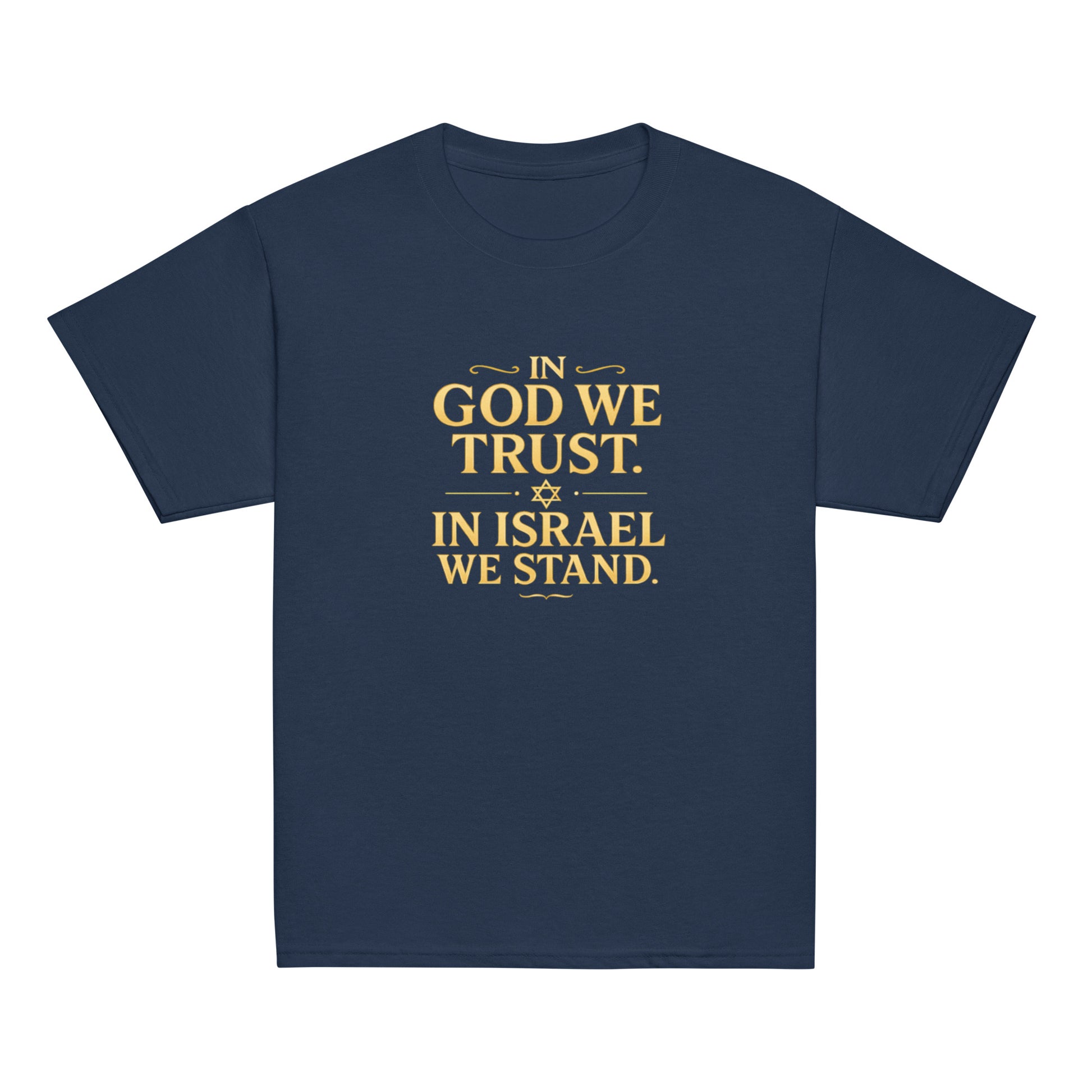 In God With Israel Youth Classic Tee - American Zionist