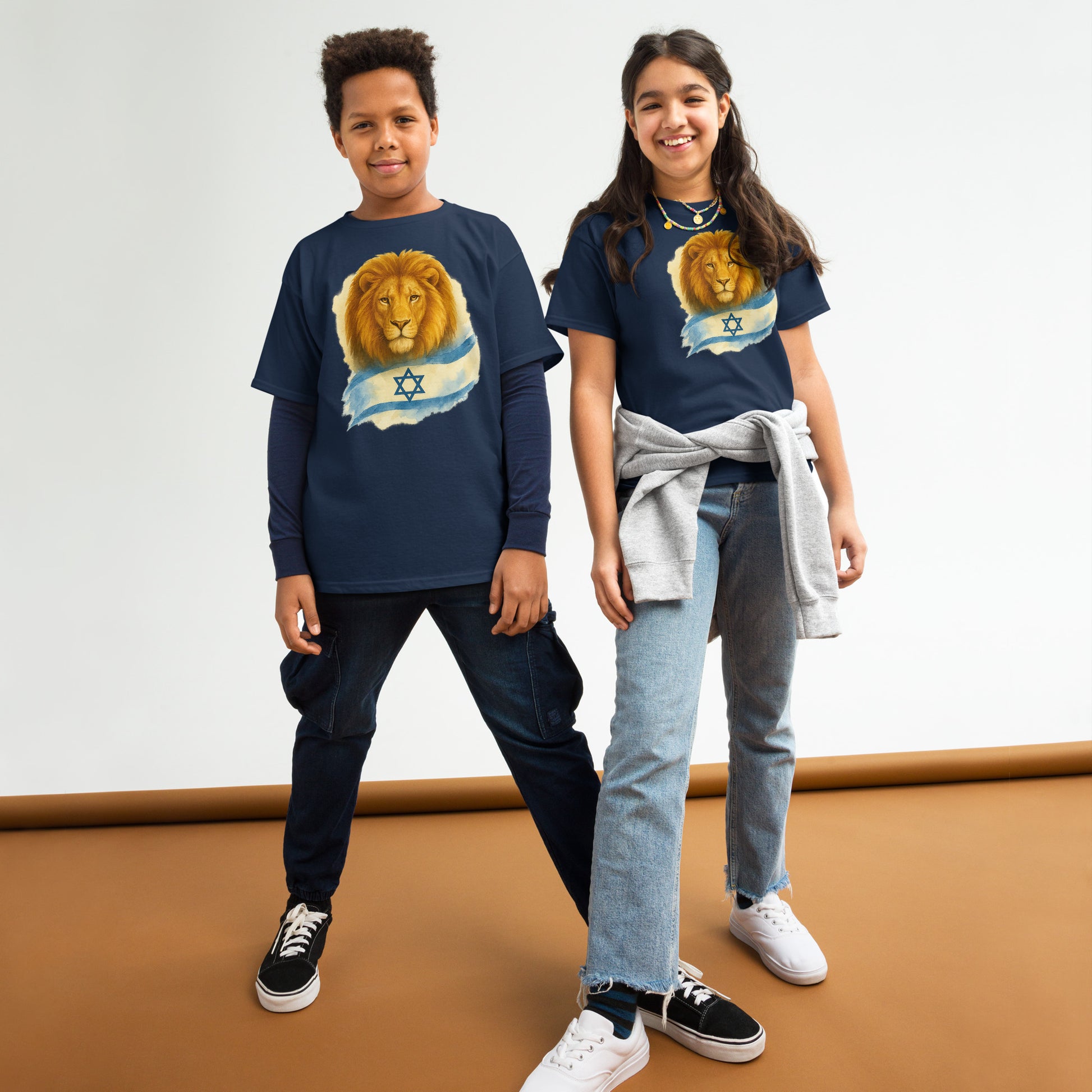 Lion Of Israel Youth Classic Tee - American Zionist