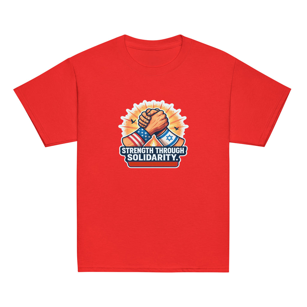 Strength Through Solidarity Youth Classic Tee - American Zionist