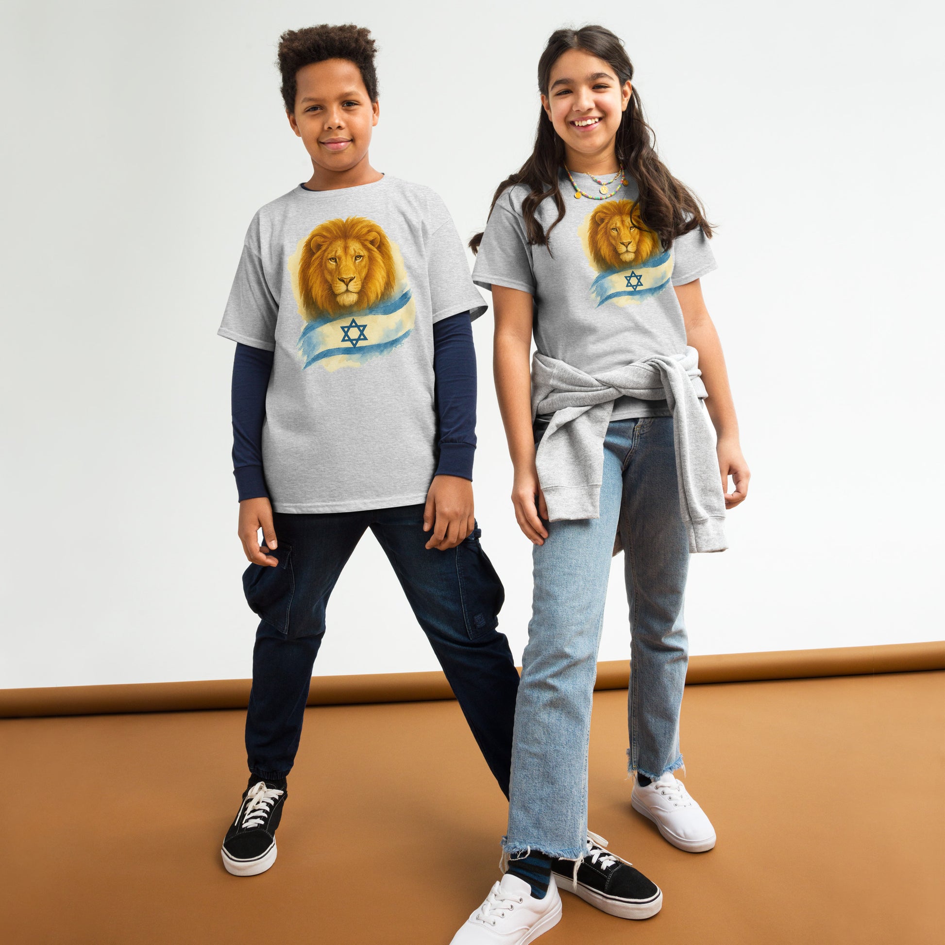 Lion Of Israel Youth Classic Tee - American Zionist