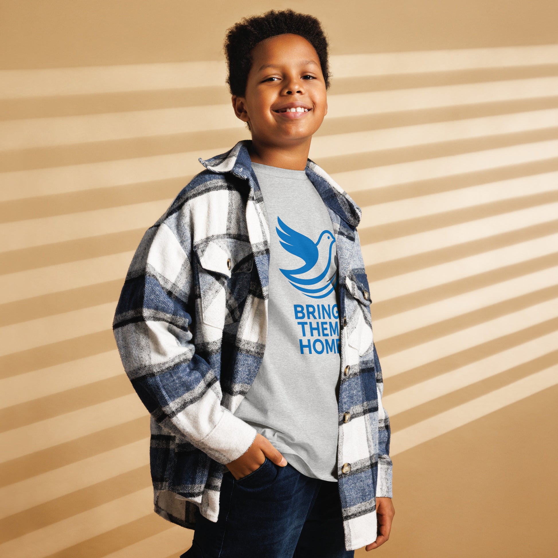 Dove Bring Them Home Youth Classic Tee - American Zionist