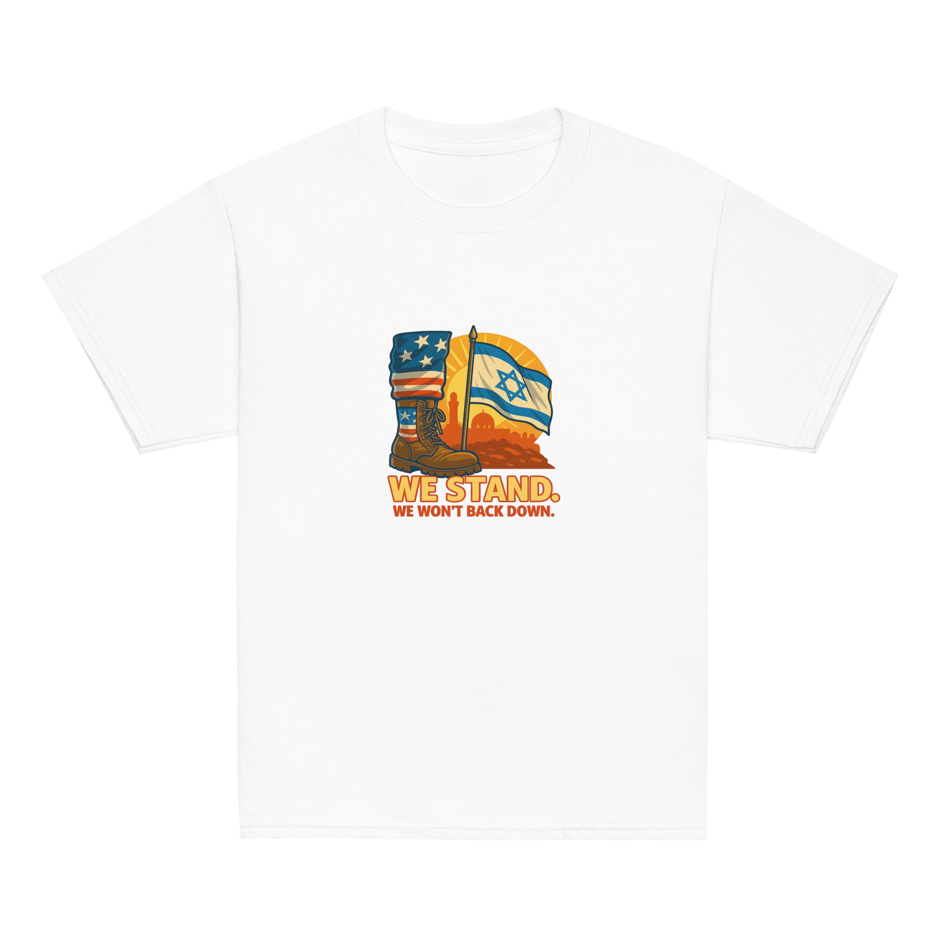 We Stand Youth Classic Tee - American Zionist