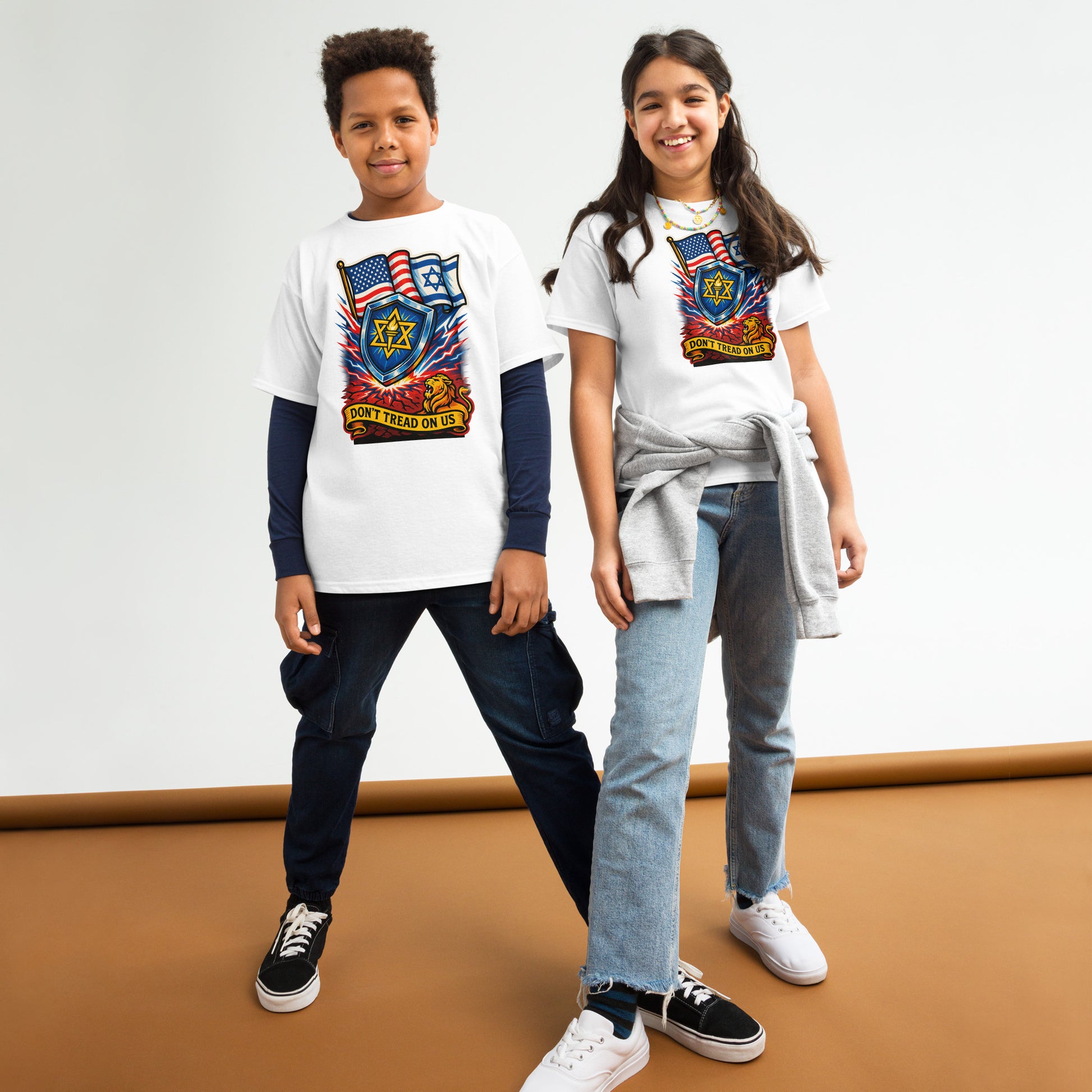 Don't Tread On Us Youth Classic Tee - American Zionist