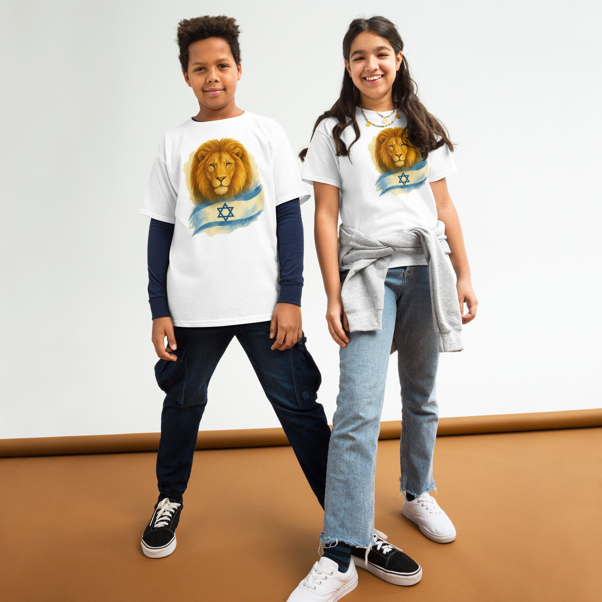 Lion Of Israel Youth Classic Tee - American Zionist