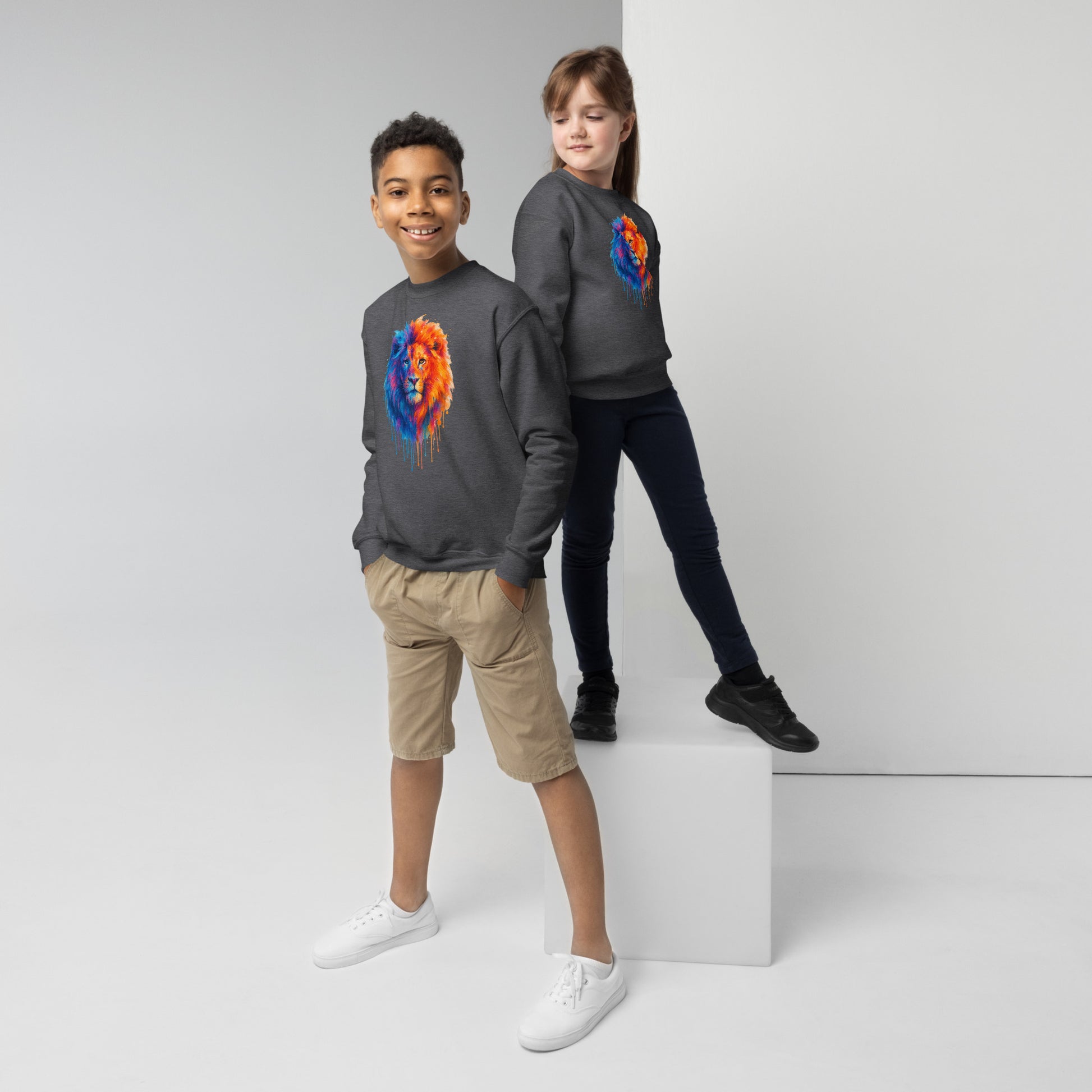 Judah Unleashed Youth Crew Neck Sweatshirt - American Zionist