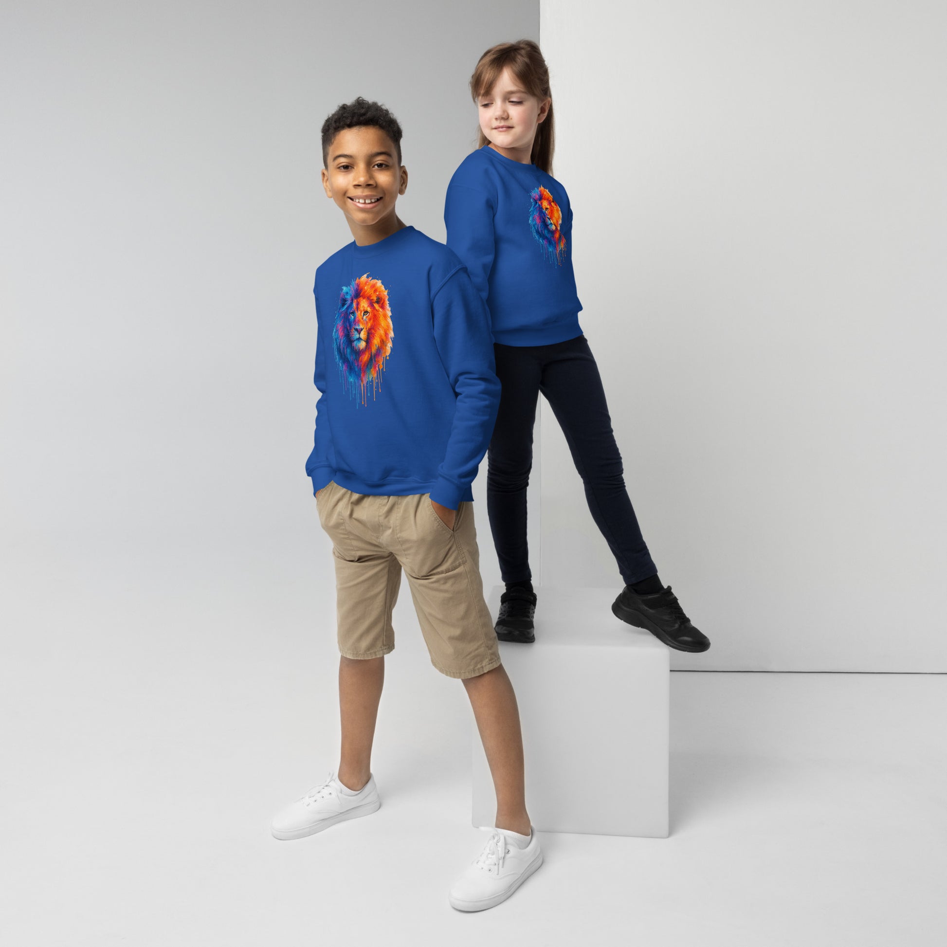 Judah Unleashed Youth Crew Neck Sweatshirt - American Zionist