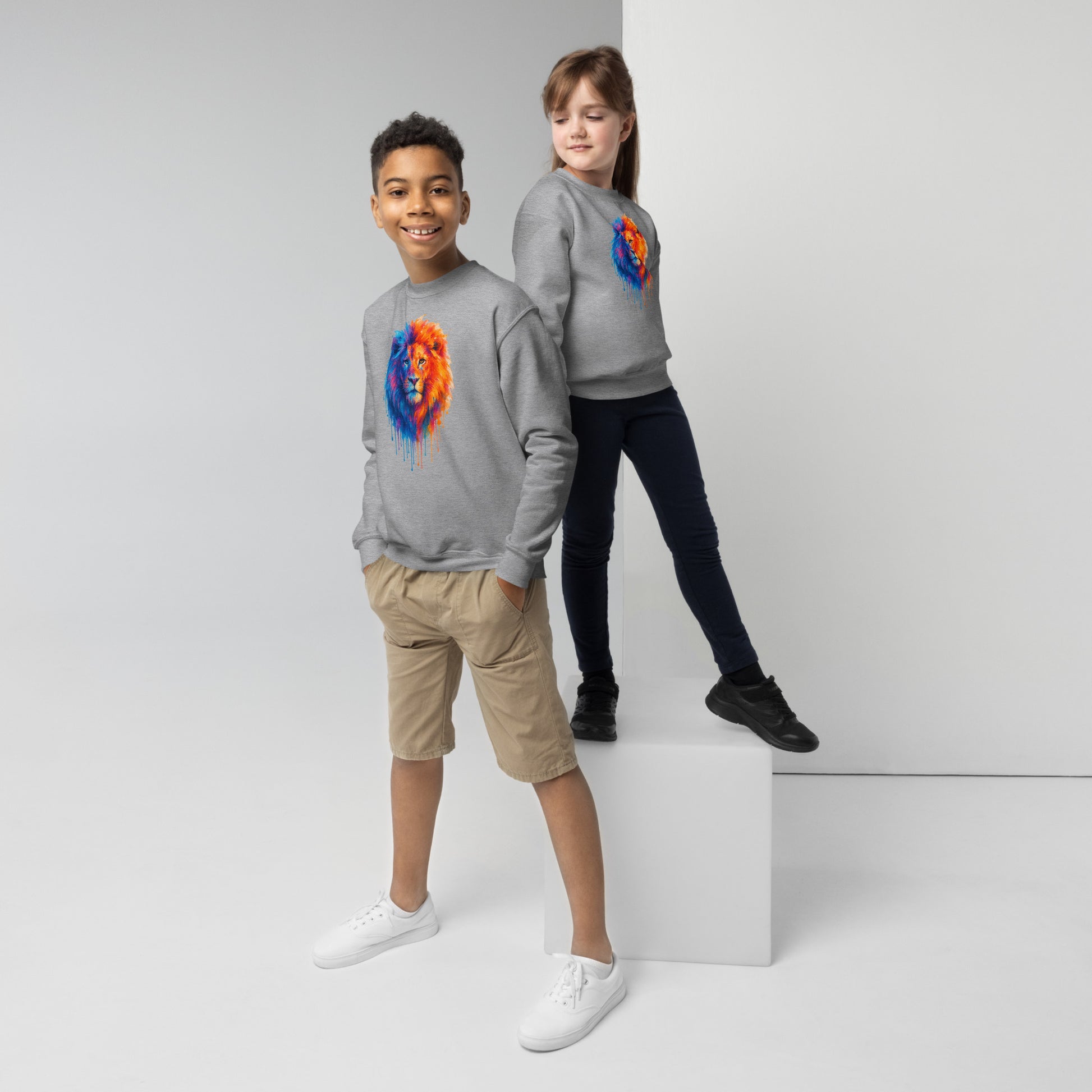 Judah Unleashed Youth Crew Neck Sweatshirt - American Zionist