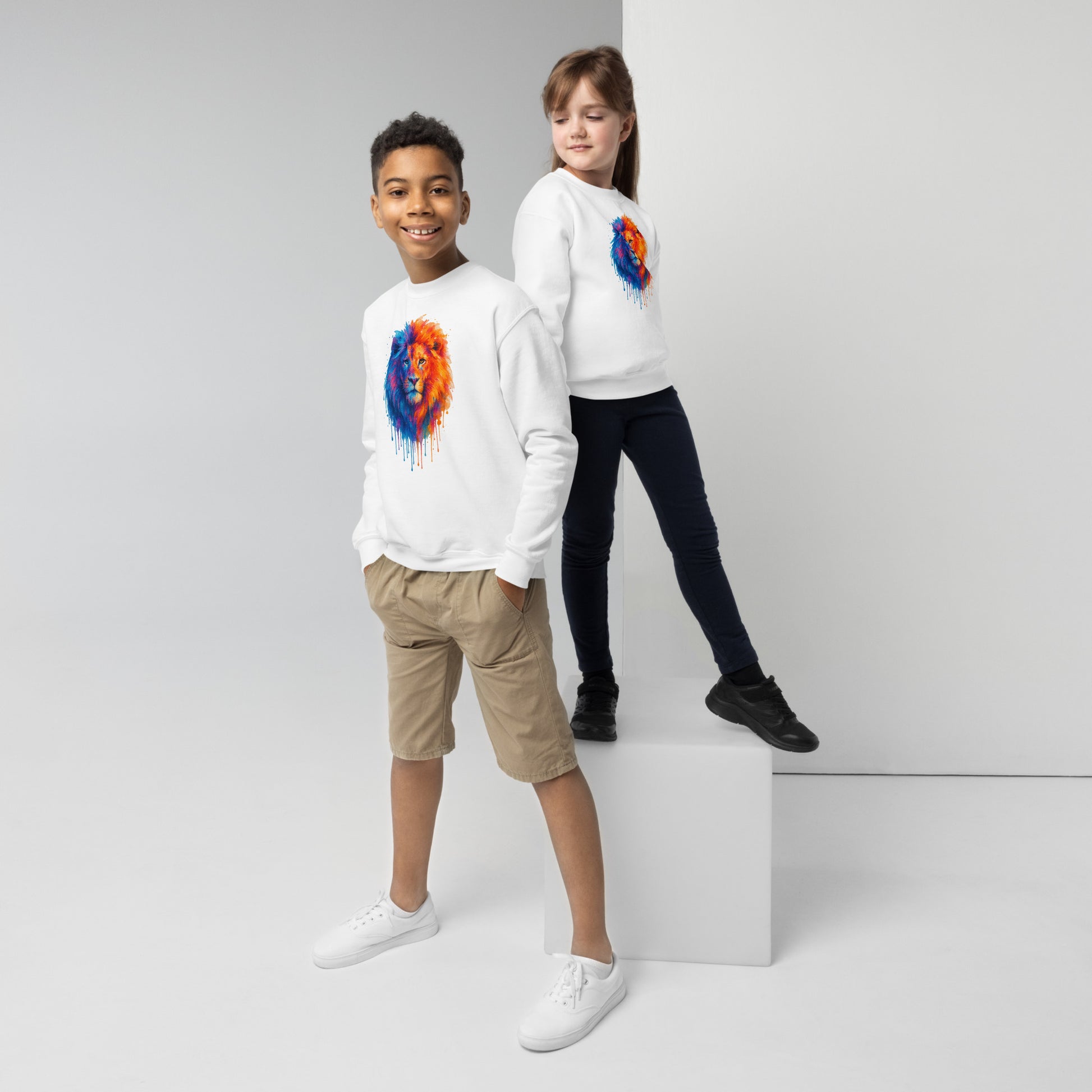 Judah Unleashed Youth Crew Neck Sweatshirt - American Zionist