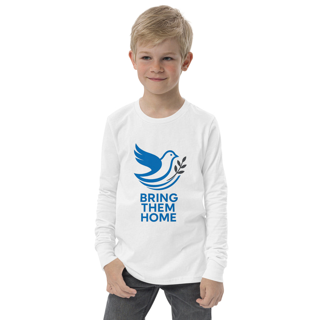 Dove Bring Them Home Youth Long Sleeve Tee - American Zionist